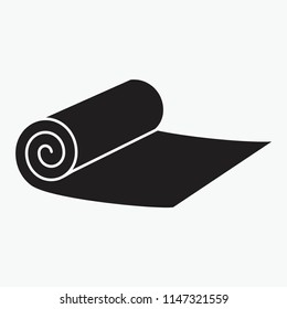 Carpet icon isolated vector 