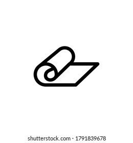 carpet icon line art design