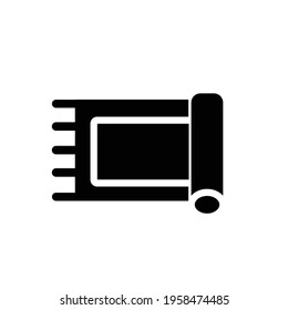 Carpet icon on a white background