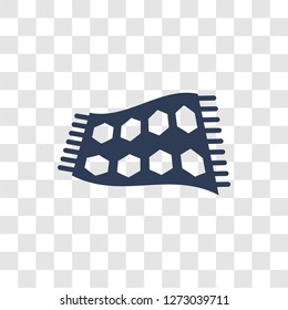 Carpet icon. Trendy Carpet logo concept on transparent background from Furniture and Household collection