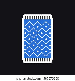 carpet icon. vector illustration