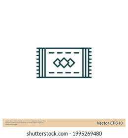 carpet icon vector illustration company logo template