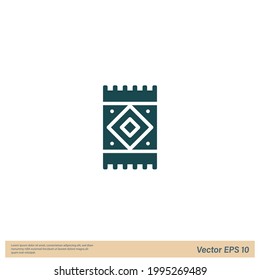 carpet icon vector illustration company logo template