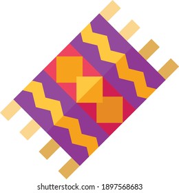 icono de alfombra. vector en ilustración