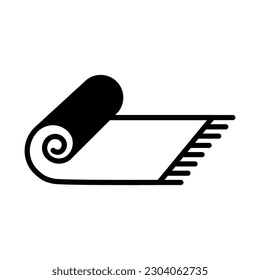 Carpet icon vector on trendy design