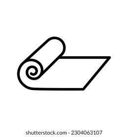 Carpet icon vector on trendy design