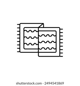 Carpet icon vector on trendy design
