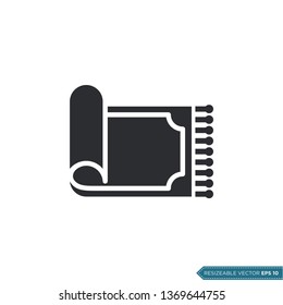 Carpet Icon Vector Template