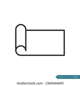 Carpet Icon Vector Template Illustration Design