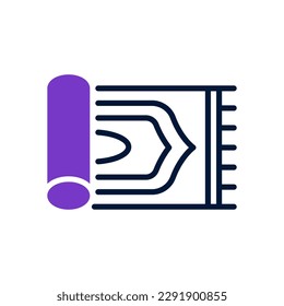 icono de alfombra para tu diseño de sitio web, logotipo, aplicación, interfaz de usuario.