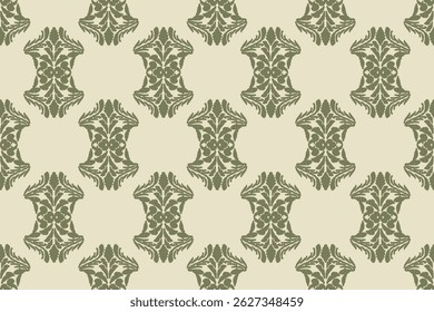 Carpet ikat floral pattern,fabric pattern on navy blue background vector illustration.Ikat ethnic oriental embroidery.Aztec style,abstract background.design for texture,clothing,decoration,carpet,rug.