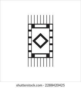 carpet line new icon vector