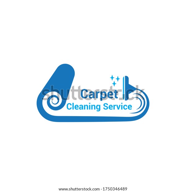 Carpet Logo Carpet Cleaning Service Logo Stok Vektör (Telifsiz ...