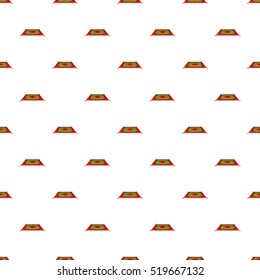 Carpet pattern. Cartoon illustration of carpet vector pattern for web
