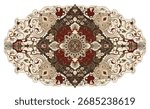 Carpet pattern components for making carpets, ethnic and tribal patterns