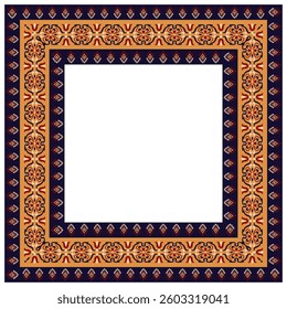 Carpet pattern frame, square frame for pictures