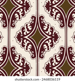 Carpet pattern Persian. Geometric ethnic oriental seamless pattern traditional Design for background. african pattern. rug , tile , wallpaper , Vector illustration. American