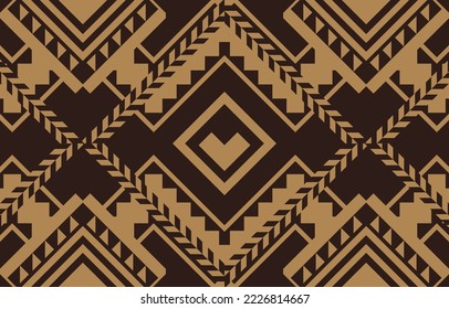Carpet pattern. Seamless geometry. Western handmade saddle blanket rug pattern, Aztec,