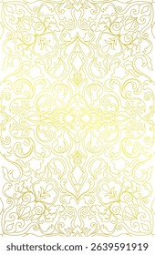 Carpet pattern, seamless gold pattern, ethnic tribes