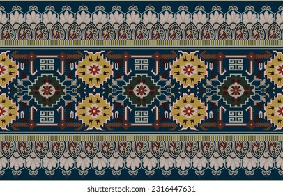 carpet pattern Textile digital design motif pattern decor hand made artwork frame gift card wallpaper women cloth front back and duppata print element of baroque ornament paisley abstract border rug