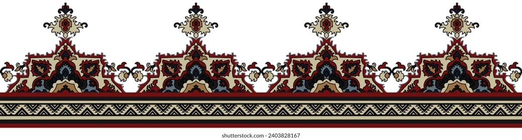 carpet pattern Textile digital design motif pattern decor hand made artwork frame gift card wallpaper women cloth front back and duppata print element of baroque ornament paisley abstract border rug