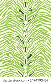 Carpet Rug Tiger Pattern. No Border.