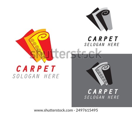Similar – Image, Stock Photo Rolls of fabrics in dressmaker’s Atelier. Small business. fabrics shop. nobody