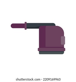 Teppichdampfreinigungssymbol Flache Illustration des Teppichdampfreinigers, Vektorsymbol einzeln auf weißem Hintergrund