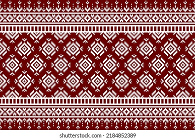 Patrón tribal de alfombras arte Patrón geométrico étnico sin costuras. de estilo americano y mexicano. Diseño para fondo, papel pintado, ilustración, tela, ropa, alfombra, textil, batik, bordado.