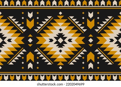 Carpet tribal pattern art. Geometric ethnic seamless pattern traditional. Aztec ethnic ornament print. Mexican style. Design for background, fabric, clothing, carpet, textile, batik, embroidery.