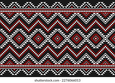 Carpet tribal pattern art. Geometric ethnic seamless pattern traditional. American, Mexican style. Design for background, wallpaper, illustration, fabric, clothing, carpet, textile, batik, embroidery.