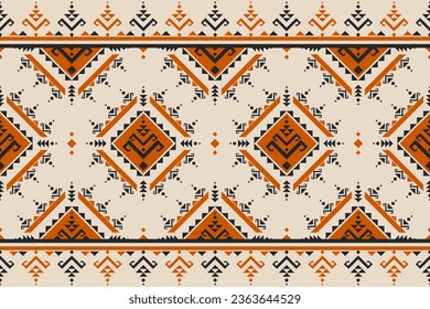 Arte de patrones tribales de alfombras. Patrón geométrico étnico sin costuras tradicional. Al estilo indio. Diseño para fondo, papel pintado, ilustración, tela, ropa, alfombra, textil, batik, bordado.