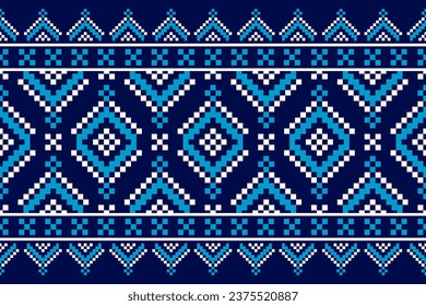 Carpet tribal pattern art. Geometric ethnic seamless pattern traditional. American, Mexican style. Design for background, illustration, fabric, clothing, carpet, rug, textile, batik, embroidery.