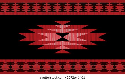 Carpet tribal pattern art. Geometric ethnic seamless pattern traditional. American, Mexican style.
