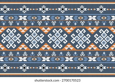 Carpet tribal pattern art. Geometric ethnic seamless pattern traditional. Aztec ethnic ornament print. Mexican style. Design for background, fabric, clothing, carpet, textile, batik, embroidery