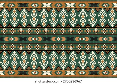 Carpet tribal pattern art. Geometric ethnic seamless pattern traditional. Aztec ethnic ornament print. Mexican style. Design for background, fabric, clothing, carpet, textile, batik, embroidery