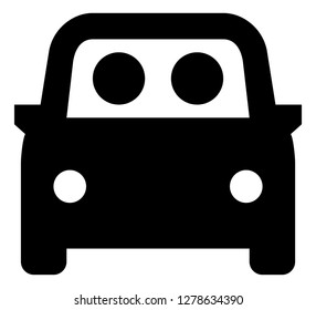 Carpool Rideshare Vector Icon