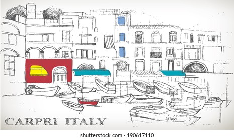 Carpri italy vector 0107