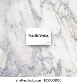 Carrara white marble texture background. Vector illustration.
