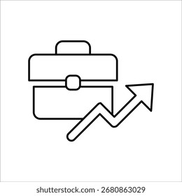 carrer icons. simple line vector