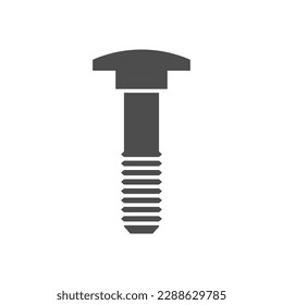 Carriage bolt line outline icon