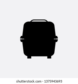 carriage for cat icon vector
