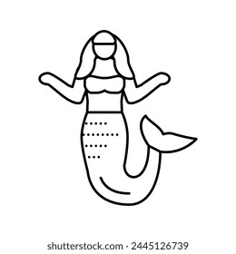 carriage fairy tale transport line icon vector. carriage fairy tale transport sign. isolated contour symbol black illustration