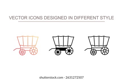 Carriage icon design with white background stock illustration