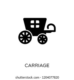 Carriage icon. Carriage symbol design from Desert collection. Simple element vector illustration on white background.