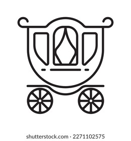 carriage icon vector illustration logo design