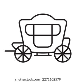 carriage icon vector illustration logo design