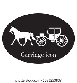 carriage icon vector illustration symbol design