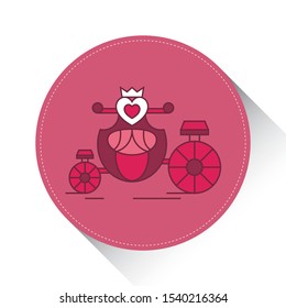 
Carriage icon of vector illustration for web and mobile