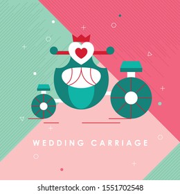 
Carriage icon of vector illustration for web and mobile